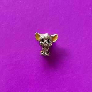Pandora Simba Silver and Gold Charm